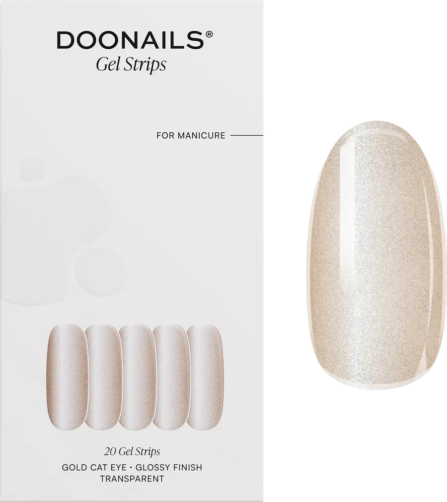 УФ-лак для ногтей Doonails UV Gel Strips Gold Cat Eye 
УФ-лак для ногтей Doonails UV Gel Strips Gold Cat Eye