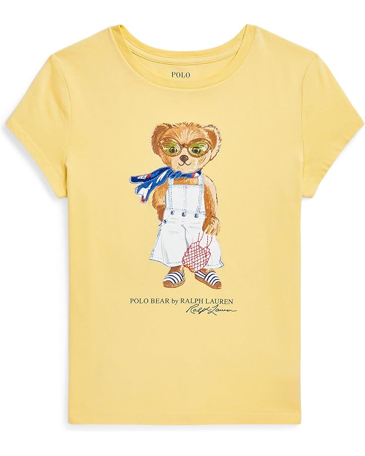 Футболка Polo Ralph Lauren Kids Polo Bear Cotton Jersey Tee (Big Kid), цвет Banana Peel
Футболка Polo Ralph Lauren Kids Polo Bear Cotton Jersey Tee (Big Kid), цвет Banana Peel