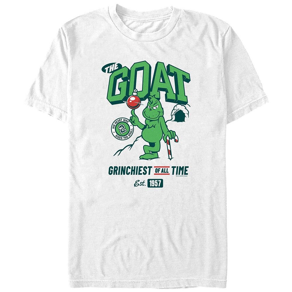 Футболка с рисунком Big & Tall Dr. Seuss Grinch, самой Гринчи всех времён Licensed Character, белый
Футболка с рисунком Big & Tall Dr. Seuss Grinch, самой Гринчи всех времён Licensed Character, белый