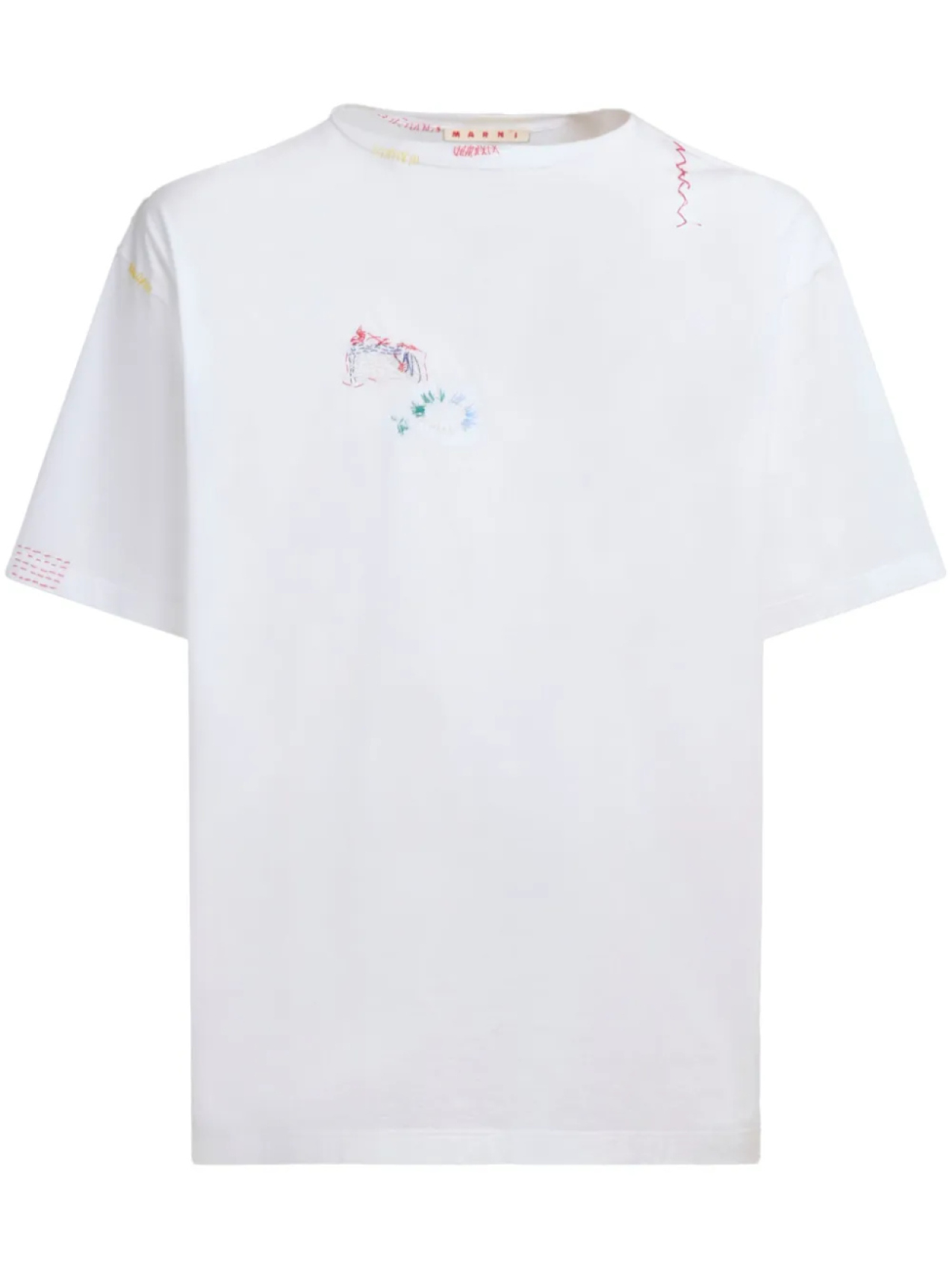 Marni футболка с вышитым логотипом, белый
Marni футболка с вышитым логотипом, белый
