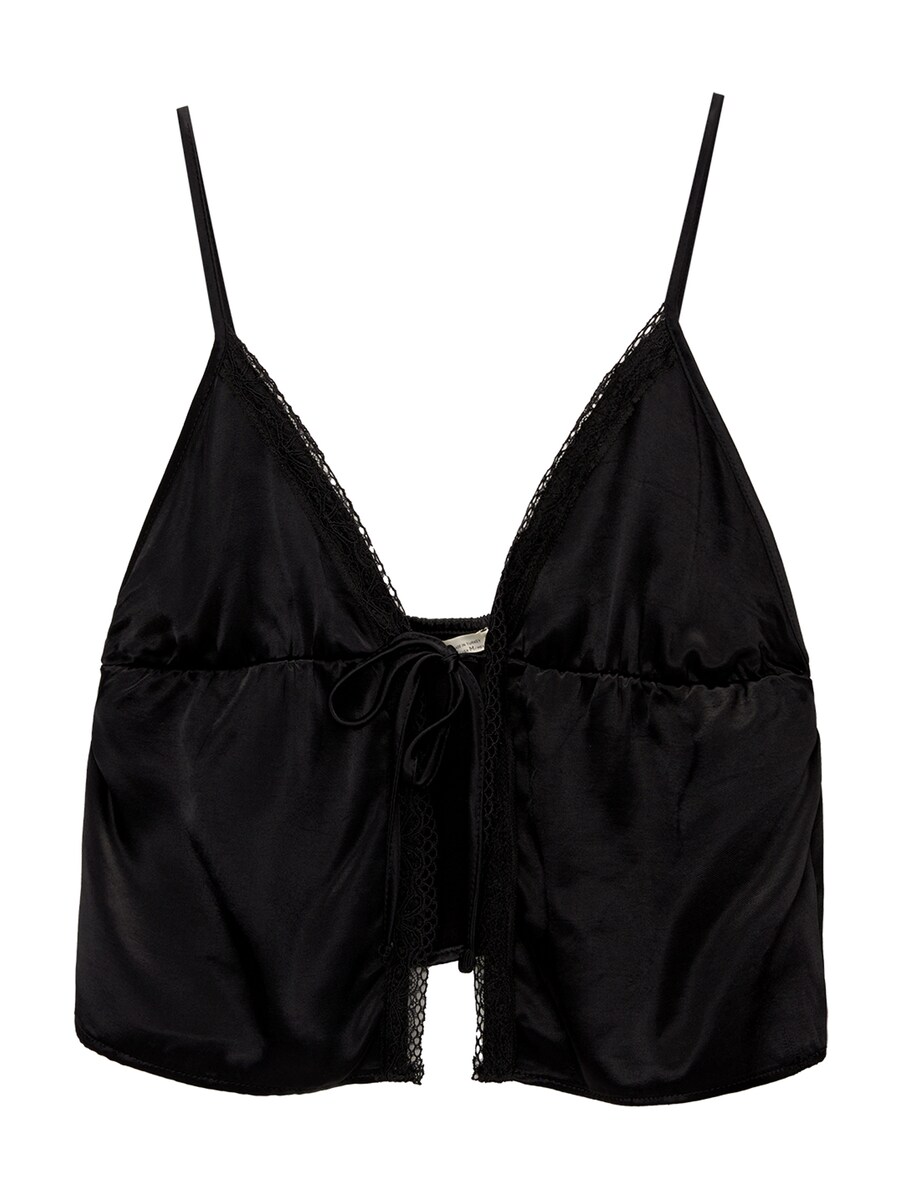 Топ Pull&Bear, черный
Топ Pull&Bear, черный