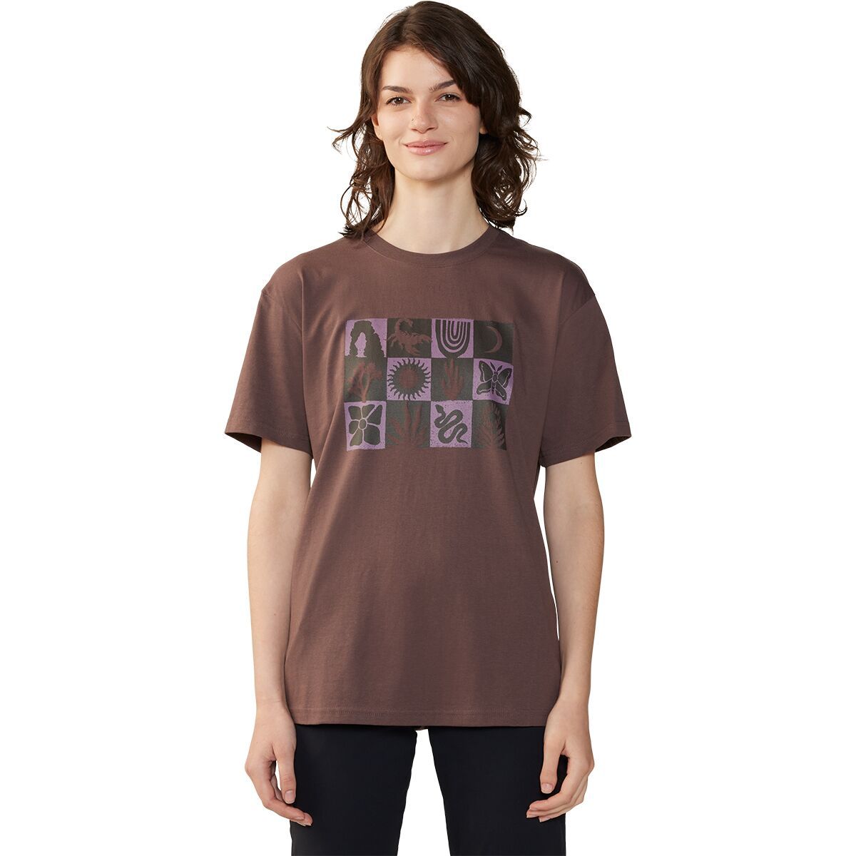 Пустынный клетчатый короткий рукав свободного кроя топ Mountain Hardwear, цвет carob
Пустынный клетчатый короткий рукав свободного кроя топ Mountain Hardwear, цвет carob