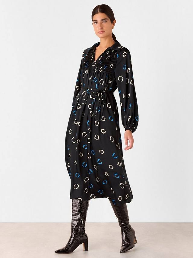 Миди-платье с разбросанными обручами Whistles, черный/разноцветный
Миди-платье с разбросанными обручами Whistles, черный/разноцветный