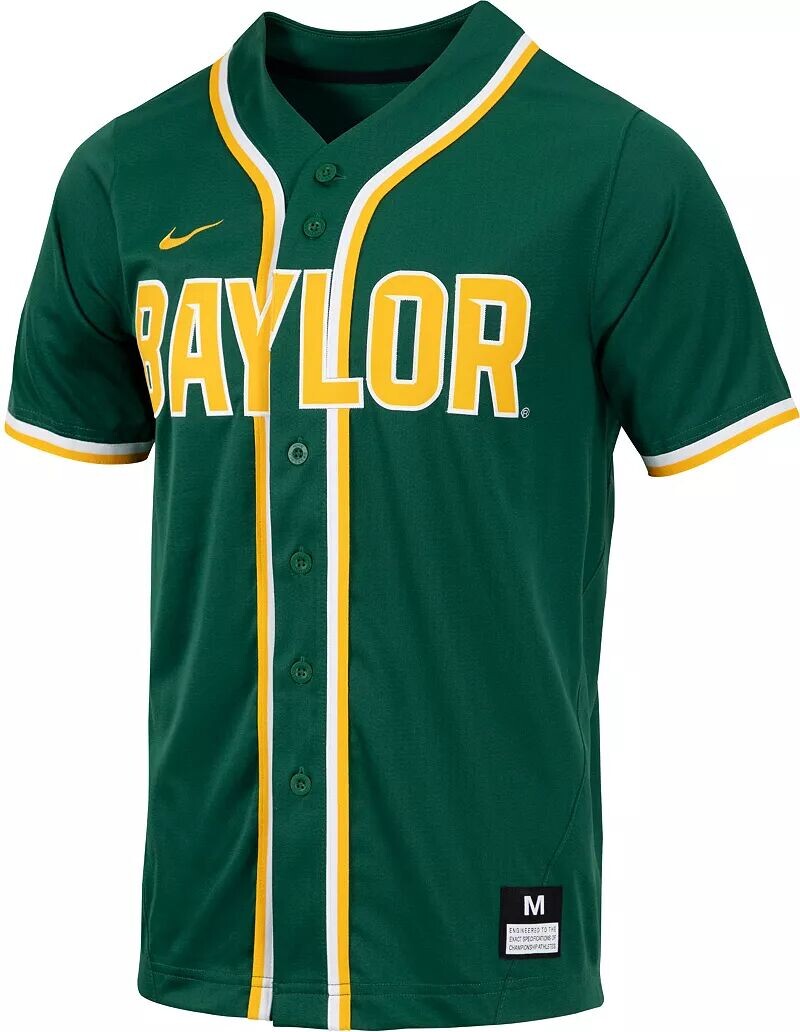 Мужская зеленая бейсбольная майка Nike Baylor Bears Dri-FIT Replica
Мужская зеленая бейсбольная майка Nike Baylor Bears Dri-FIT Replica