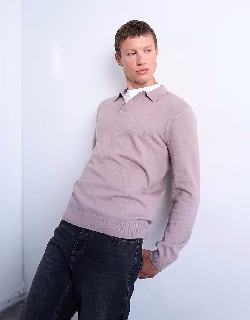 Вязаное поло Essential на пуговицах в пыльно-лиловом цвете Topman, Розовый, Вязаное поло Essential на пуговицах в пыльно-лиловом цвете Topman
Вязаное поло Essential на пуговицах в пыльно-лиловом цвете Topman, Розовый, Вязаное поло Essential на пуговицах в пыльно-лиловом цвете Topman