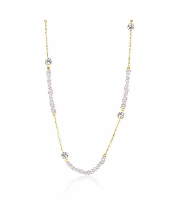 Ожерелье из стерлингового серебра с барочной нерегулярной жемчужиной в золоте Spero London, gold
Ожерелье из стерлингового серебра с барочной нерегулярной жемчужиной в золоте Spero London, gold