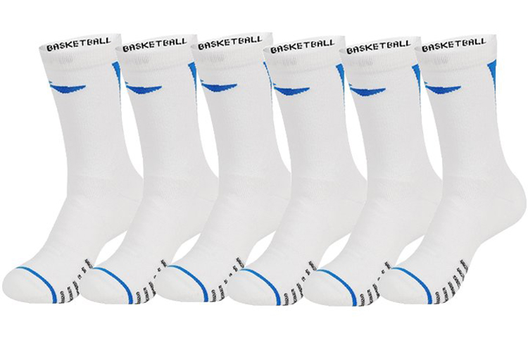 LINING Носки баскетбольные unisex набор белый blue
LINING Носки баскетбольные unisex набор белый blue