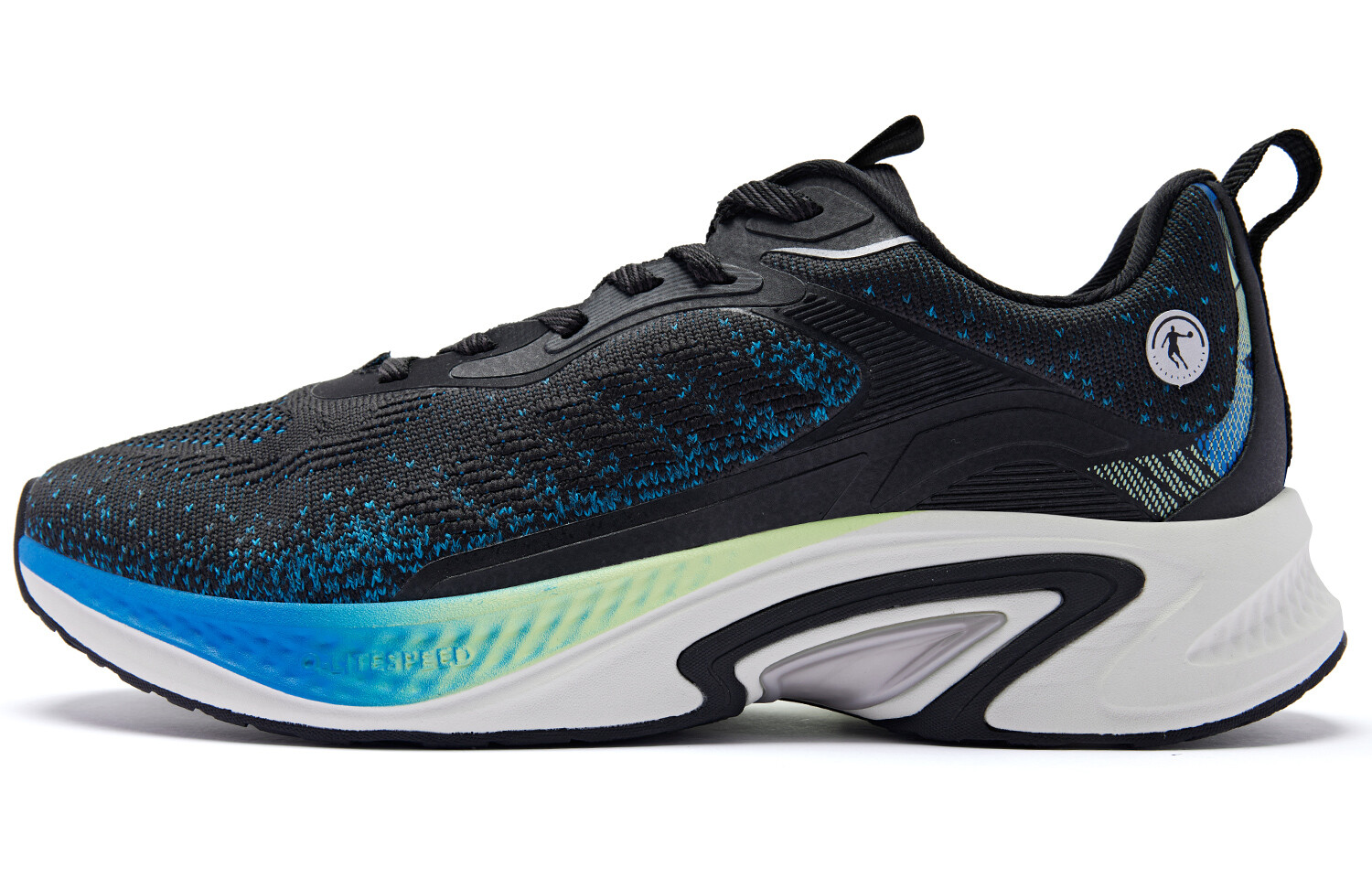 Кроссовки мужские с низким верхом, черный/холодно-синий Qiaodan
Кроссовки мужские с низким верхом, черный/холодно-синий Qiaodan