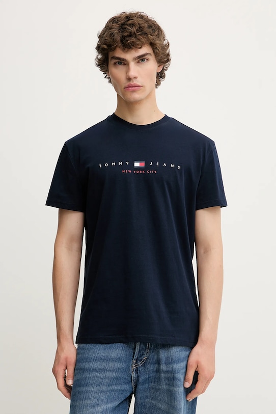 Хлопковая футболка Tommy Jeans, темно-синий
Хлопковая футболка Tommy Jeans, темно-синий