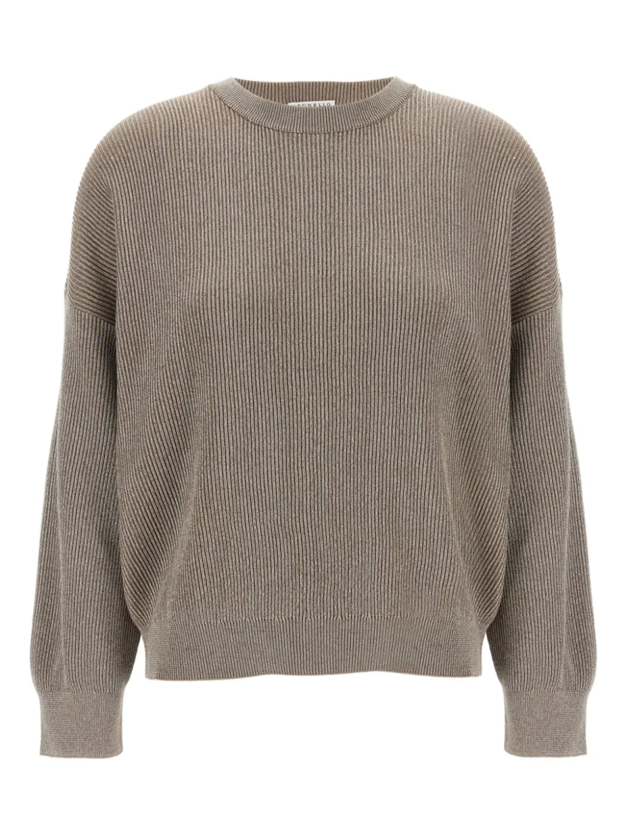 Свитер ребристого плетения Brunello Cucinelli, нейтральный
Свитер ребристого плетения Brunello Cucinelli, нейтральный