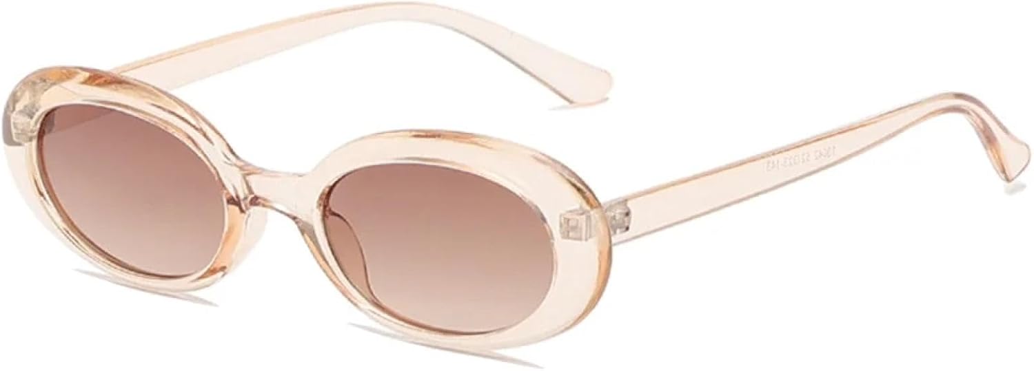 Ретро овальные солнцезащитные очки в маленькой оправе для женщин и мужчин, очки желейного цвета, защита от УФ-излучения UV400, модные солнцезащитные очки с овальными линзами TKKTLLT, Transparent Tea
Ретро овальные солнцезащитные очки в маленькой оправе для женщин и мужчин, очки желейного цвета, защита от УФ-излучения UV400, модные солнцезащитные очки с овальными линзами TKKTLLT, Transparent Tea