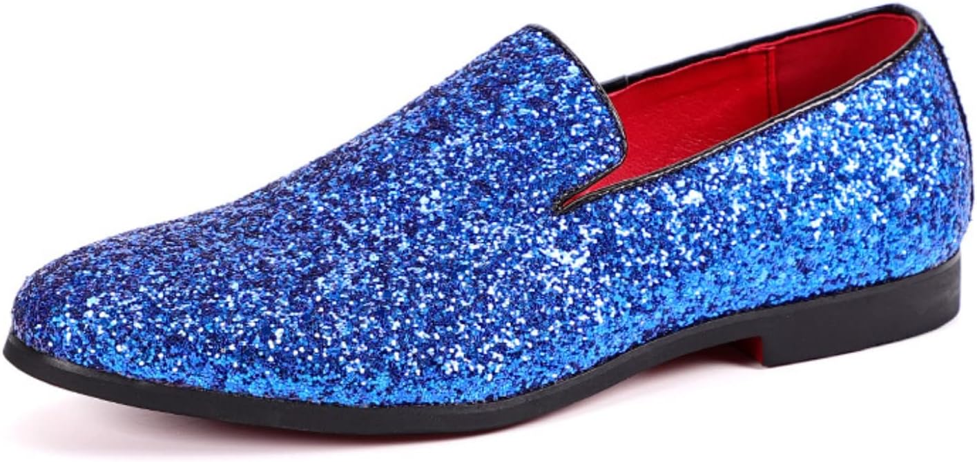 Мужские кожаные лоферы Vannida в британском стиле с заостренным носком, украшенные пайетками, металлическая роскошная текстура, слипоны с блестками, повседневные модные туфли, синий
Мужские кожаные лоферы Vannida в британском стиле с заостренным носком, украшенные пайетками, металлическая роскошная текстура, слипоны с блестками, повседневные модные туфли, синий