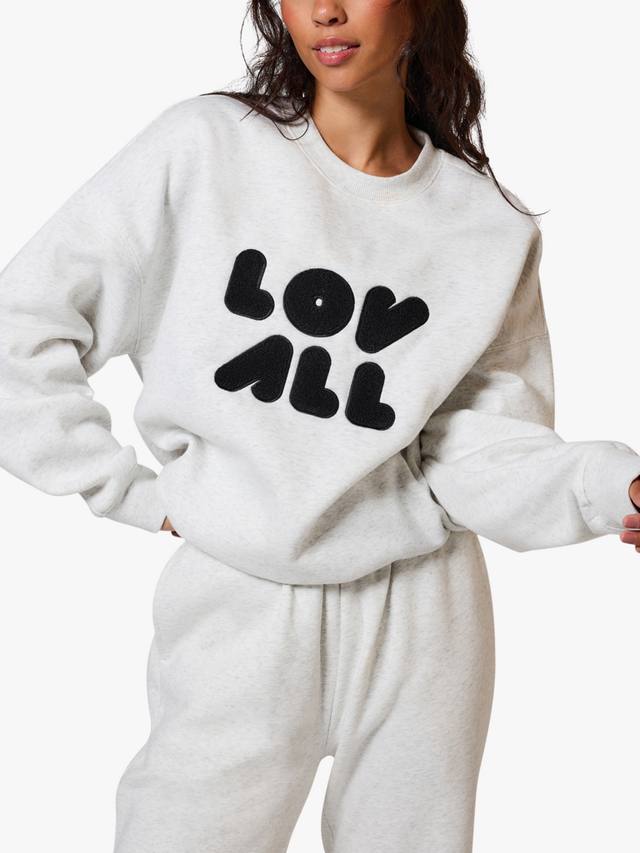 Свитер оверсайз с логотипом Lovall, Light Grey Marl
Свитер оверсайз с логотипом Lovall, Light Grey Marl