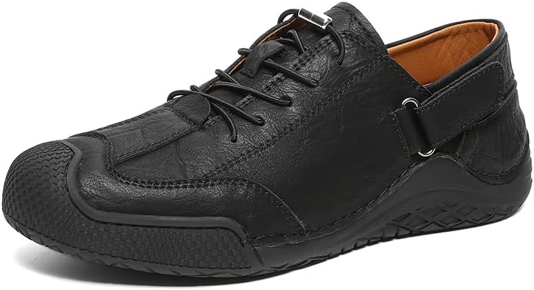 Мужские повседневные деловые туфли Легкие комфортные лоферы Кожаные оксфорды Нескользящие для ходьбы и вождения Asifn, черный
Мужские повседневные деловые туфли Легкие комфортные лоферы Кожаные оксфорды Нескользящие для ходьбы и вождения Asifn, черный