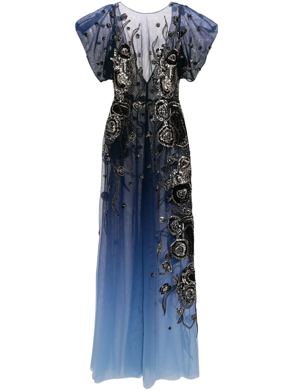 Комбинезон из тюля с эффектом градиента Saiid Kobeisy, синий
Комбинезон из тюля с эффектом градиента Saiid Kobeisy, синий