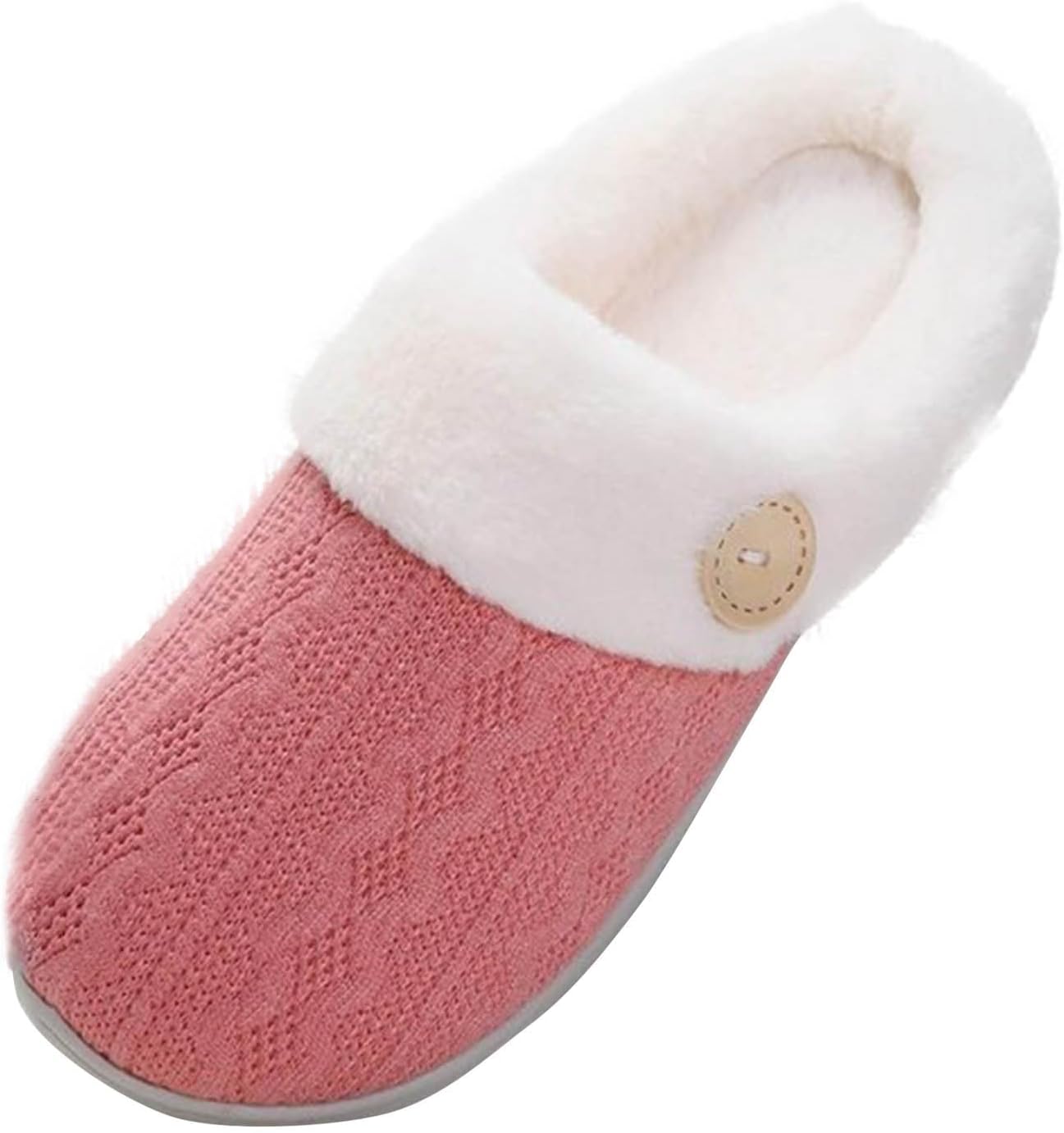 Женские зимние тапочки с теплым мехом, домашние тапочки с мемори-пеной, мягкие пушистые тапочки, уютные вязаные удобные шлепанцы для дома и улицы Generic, красный
Женские зимние тапочки с теплым мехом, домашние тапочки с мемори-пеной, мягкие пушистые тапочки, уютные вязаные удобные шлепанцы для дома и улицы Generic, красный