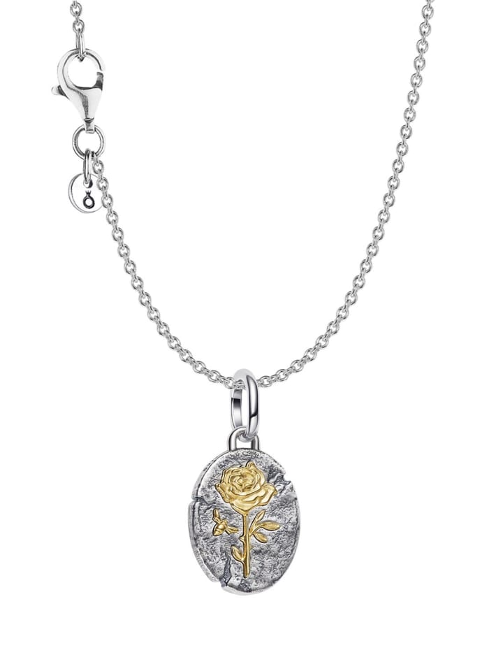 Pandora Женское серебряное колье, подарочный набор, двухцветная роза
Pandora Женское серебряное колье, подарочный набор, двухцветная роза