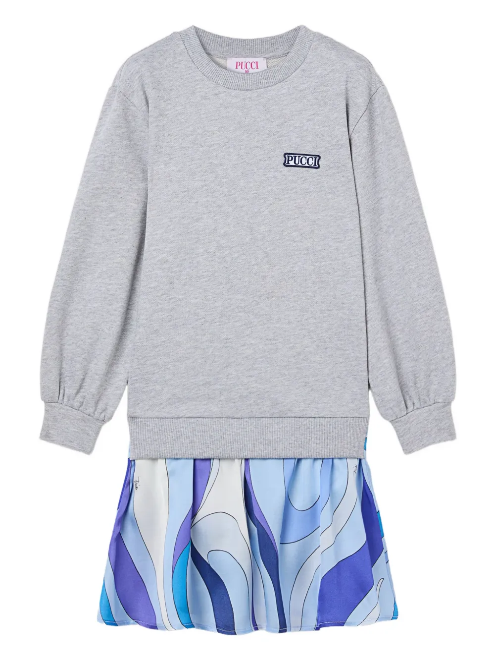 Платье с принтом Pucci Junior, серый
Платье с принтом Pucci Junior, серый