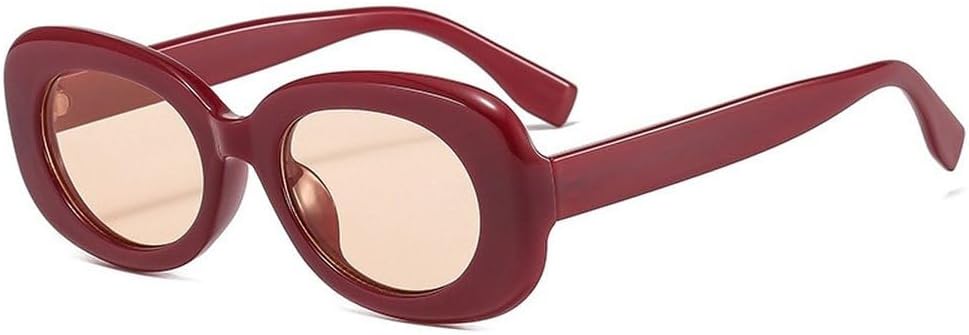 Ретро овальные женские солнцезащитные очки, модные очки зелено-оранжевого цвета с защитой от УФ-излучения UV400, трендовые мужские солнцезащитные очки с градиентным покрытием SKFGNX, Red Champagne
Ретро овальные женские солнцезащитные очки, модные очки зелено-оранжевого цвета с защитой от УФ-излучения UV400, трендовые мужские солнцезащитные очки с градиентным покрытием SKFGNX, Red Champagne