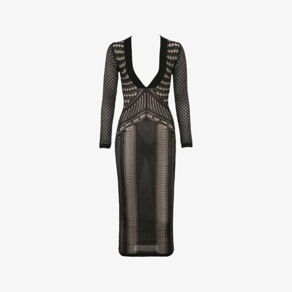 Платье миди House Of Cb Loula с глубоким вырезом и длинными рукавами из эластичного трикотажа, черный
Платье миди House Of Cb Loula с глубоким вырезом и длинными рукавами из эластичного трикотажа, черный