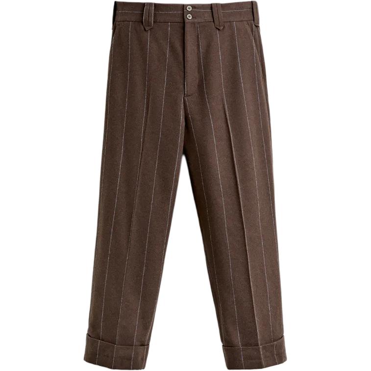 Гарри Ламберт Совместный бренд Повседневные брюки Унисекс Коричневый ZARA
Гарри Ламберт Совместный бренд Повседневные брюки Унисекс Коричневый ZARA