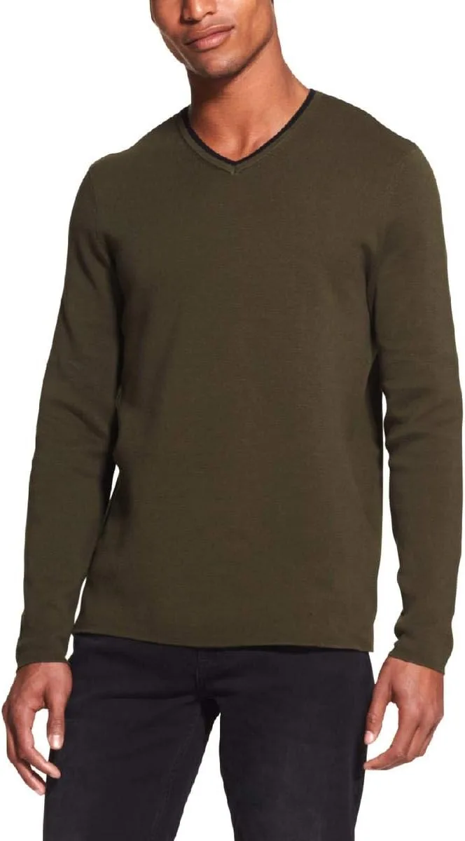 DKNY мужской свитер с V-образным вырезом
DKNY мужской свитер с V-образным вырезом