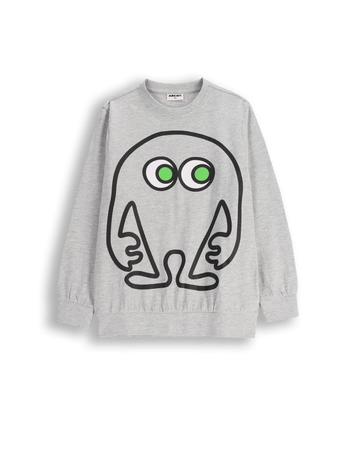 Рубашка с длинными рукавами серого цвета MOKIDA
Рубашка с длинными рукавами серого цвета MOKIDA