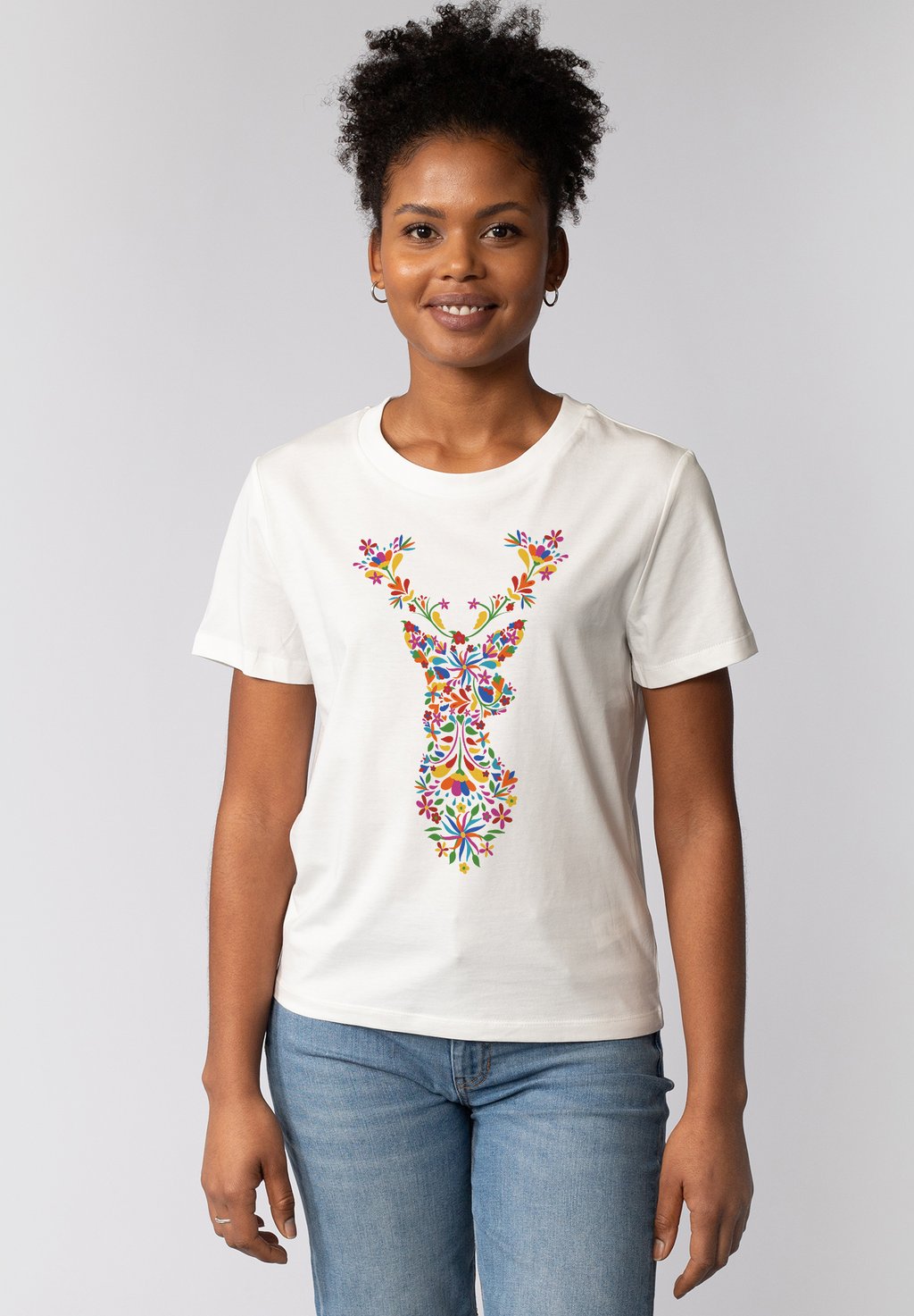 Футболка с принтом FLORAL DEER watapparel, белый
Футболка с принтом FLORAL DEER watapparel, белый