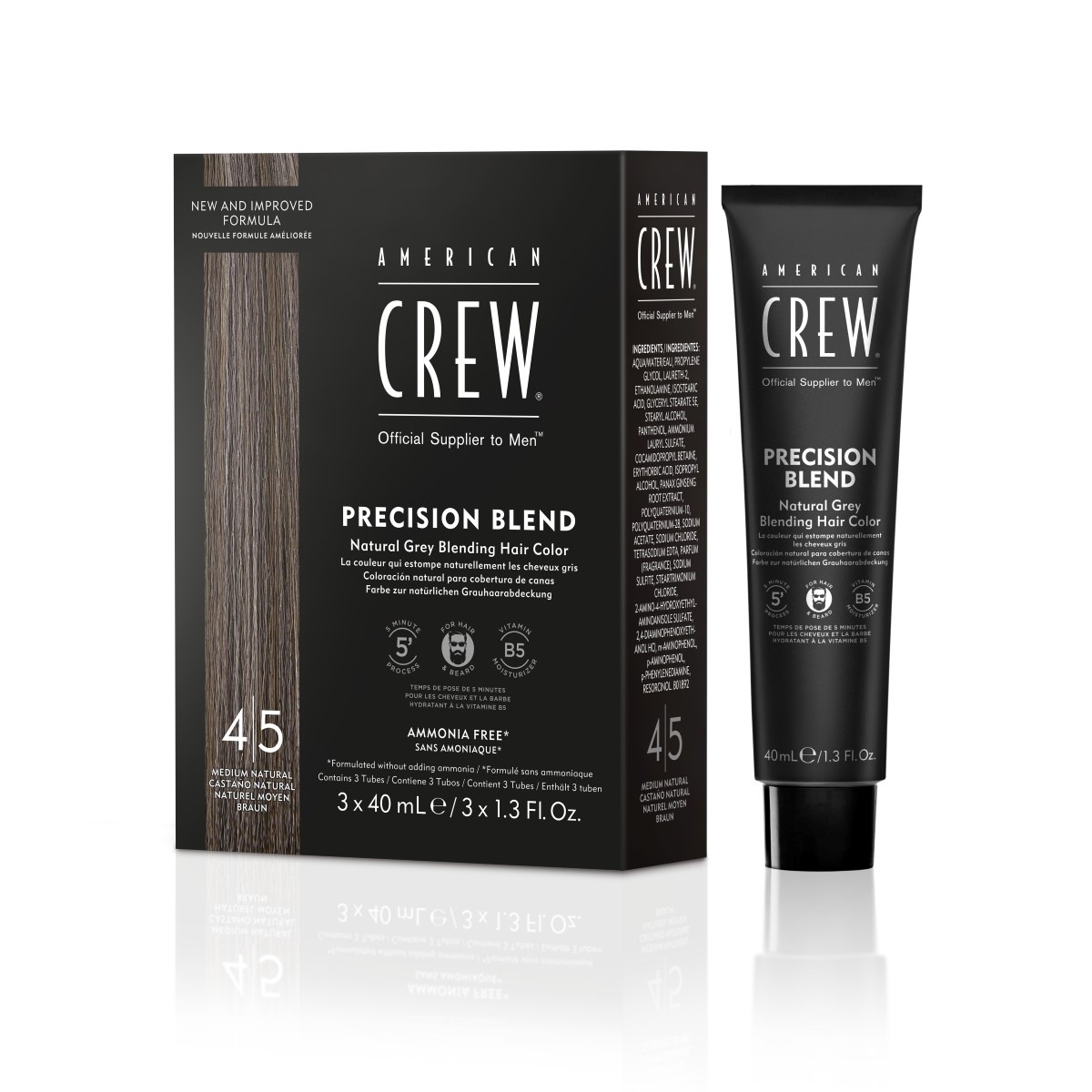 Краска для волос precision blend medium natural American Crew, объем 120 мл
Краска для волос precision blend medium natural American Crew, объем 120 мл