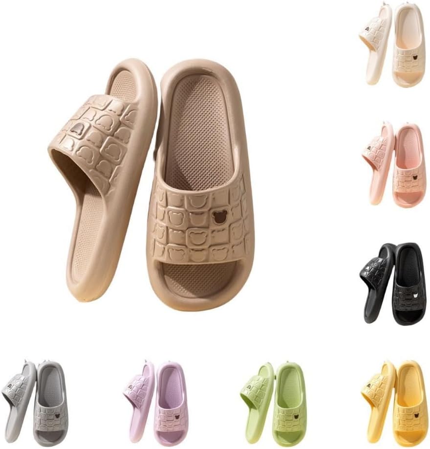 Женские тапочки ALBIVA с милым медвежонком, летние, мягкая подошва, нескользящие сандалии для дома и улицы, кавайные подарки для женщин и мужчин, коричневый
Женские тапочки ALBIVA с милым медвежонком, летние, мягкая подошва, нескользящие сандалии для дома и улицы, кавайные подарки для женщин и мужчин, коричневый