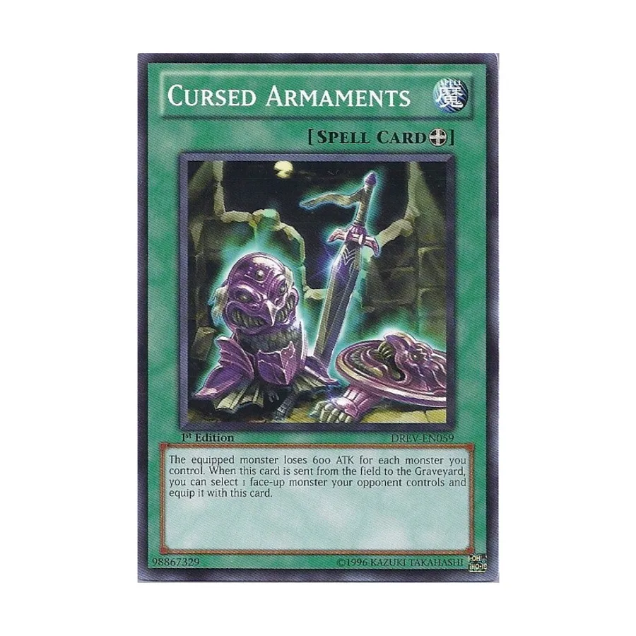 CCG Проклятое вооружение (Общее), Yu-Gi-Oh - Duelist Revolution - Singles
CCG Проклятое вооружение (Общее), Yu-Gi-Oh - Duelist Revolution - Singles