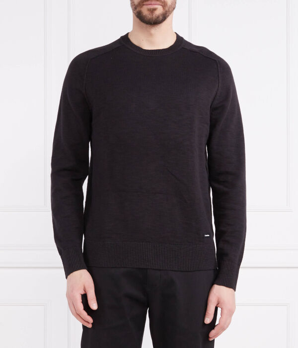 Джемпер мужской Calvin Klein однотонный, черный 
Джемпер мужской Calvin Klein однотонный, черный