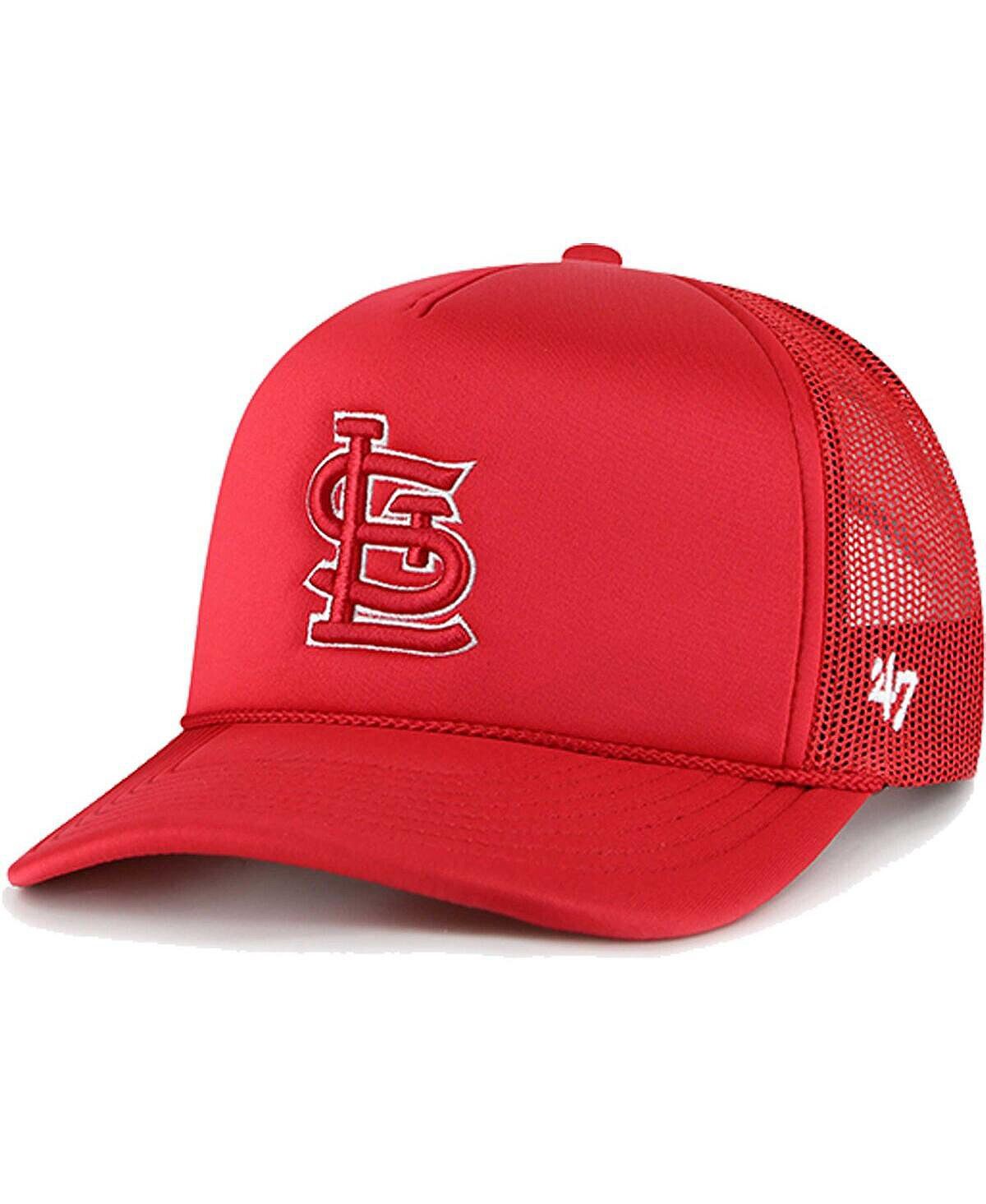 Мужская красная кепка St. Louis Cardinals из пеноматериала с логотипом Trucker Snapback '47 Brand
Мужская красная кепка St. Louis Cardinals из пеноматериала с логотипом Trucker Snapback '47 Brand