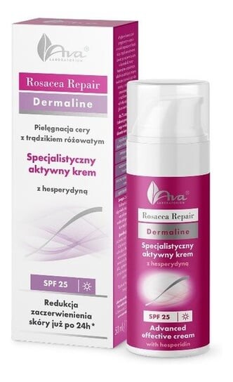 Активный крем с гесперидином, SPF25, 50 мл Ava, Rosacea Repair 
Активный крем с гесперидином, SPF25, 50 мл Ava, Rosacea Repair