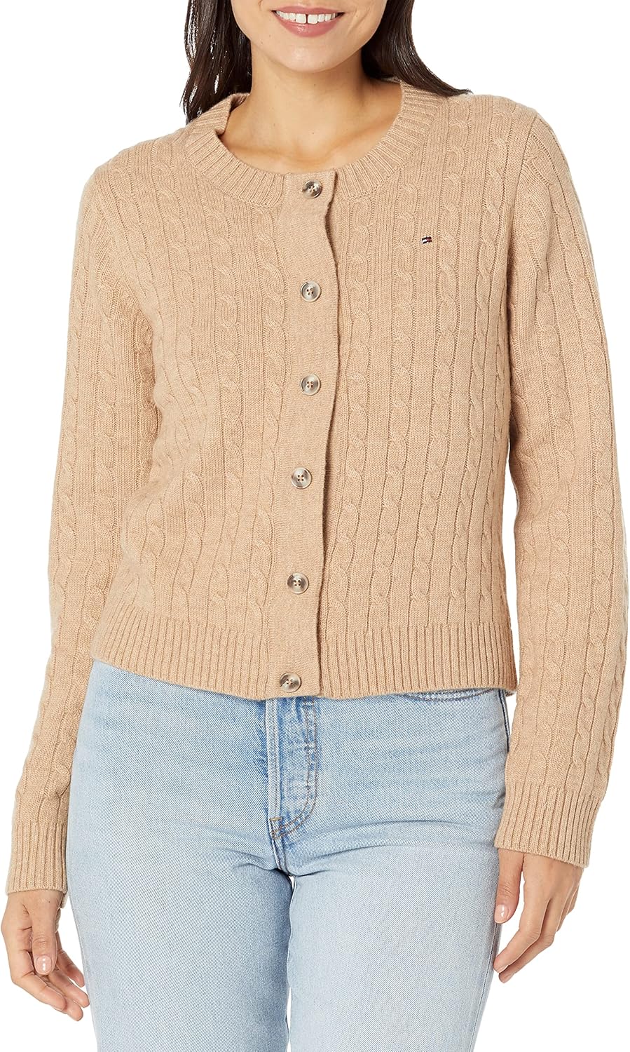 Кардиган Tommy Hilfiger Adaptive Sandra Rib Color Block, Dark Beige Heather
Кардиган Tommy Hilfiger Adaptive Sandra Rib Color Block, Dark Beige Heather