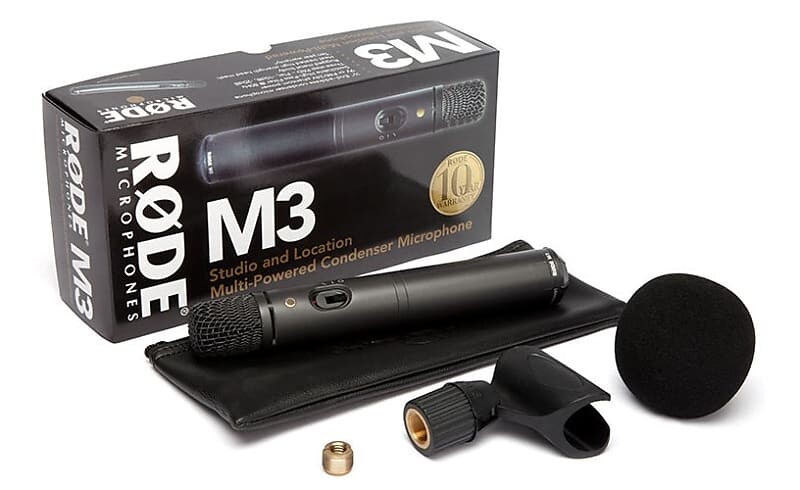 Микрофон RODE M3 Multi-Powered Cardioid Condenser Microphone
Микрофон RODE M3 Multi-Powered Cardioid Condenser Microphone
