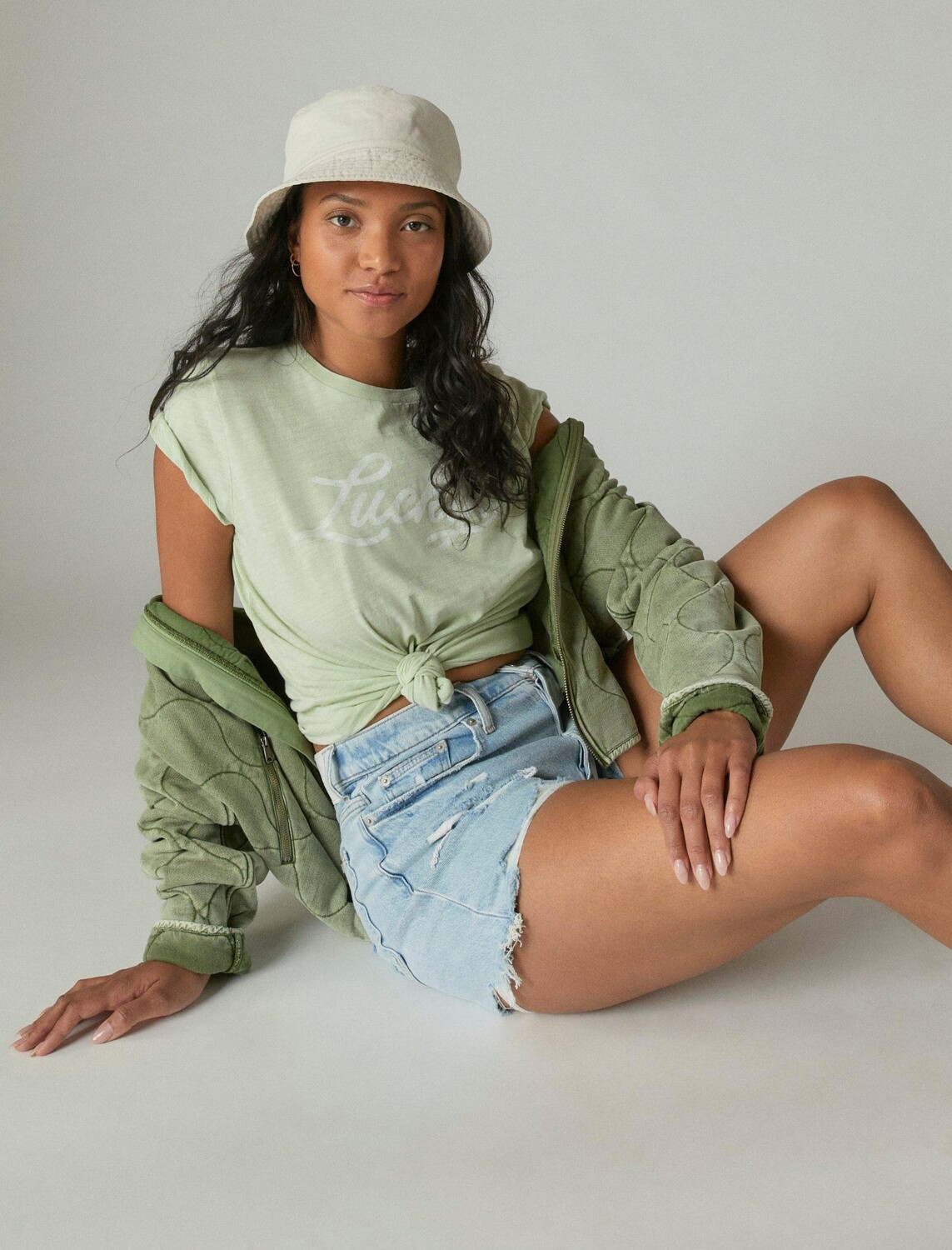 Женская классическая футболка Lucky Brand Lucky Script Crew, цвет Bright Green
Женская классическая футболка Lucky Brand Lucky Script Crew, цвет Bright Green