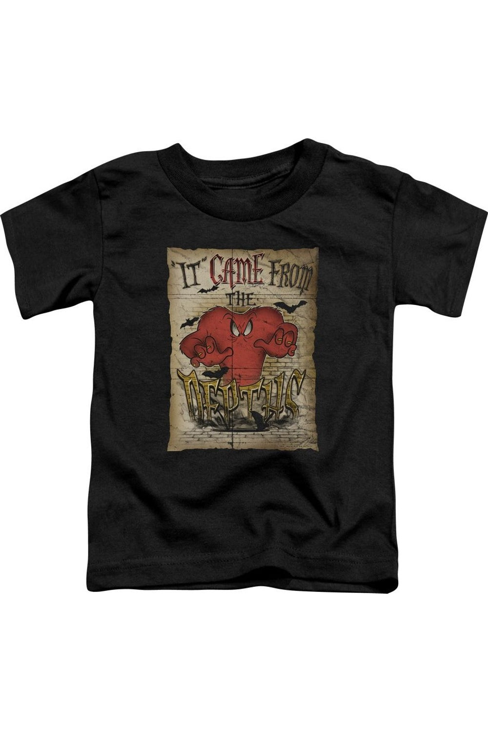 Футболка с коротким рукавом Looney Tunes The Depths для малышей Gildan, черный
Футболка с коротким рукавом Looney Tunes The Depths для малышей Gildan, черный