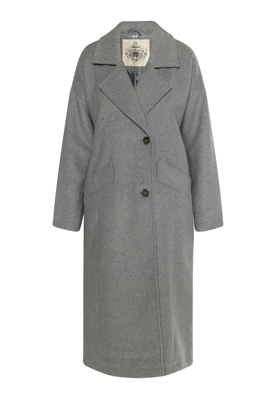 Межсезонное пальто DreiMaster Vintage Between-Seasons Coat, пятнистый серый 
Межсезонное пальто DreiMaster Vintage Between-Seasons Coat, пятнистый серый