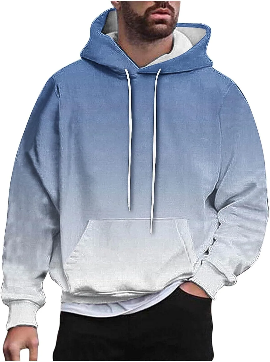 Толстовка с капюшоном для мужчин Y2k Ombre Color, длинный рукав, с карманом
Толстовка с капюшоном для мужчин Y2k Ombre Color, длинный рукав, с карманом