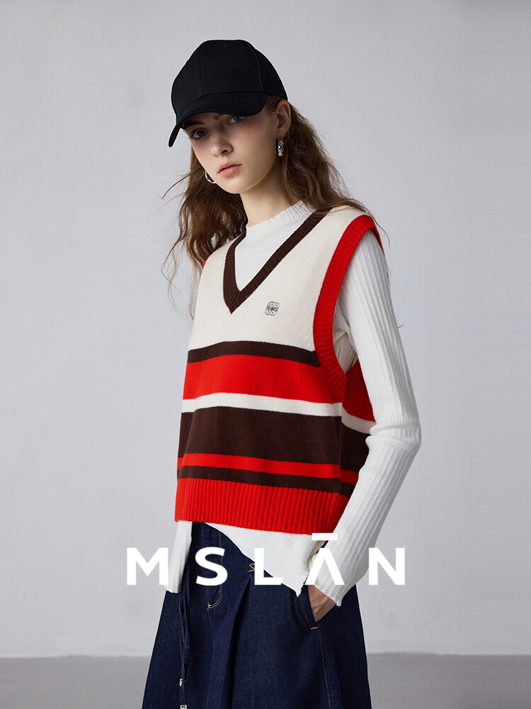 Жилет Mslan с вышивкой, красный
Жилет Mslan с вышивкой, красный