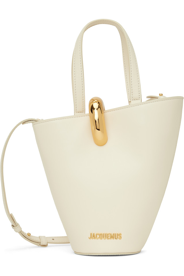 Маленькая сумка-тоут bambola' Jacquemus, цвет light ivory
Маленькая сумка-тоут bambola' Jacquemus, цвет light ivory