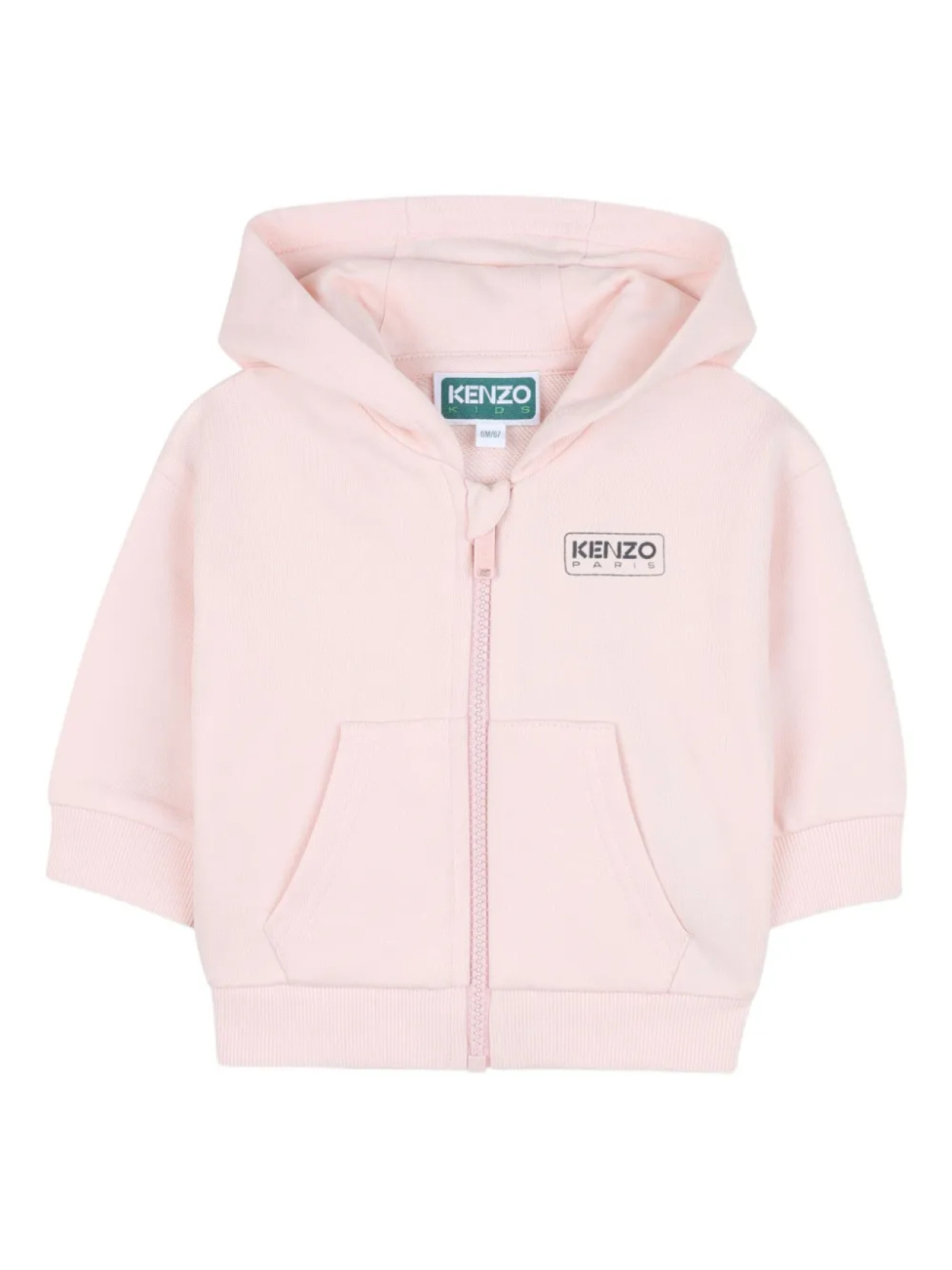 Kenzo Kids спортивный костюм на молнии с капюшоном, розовый 
Kenzo Kids спортивный костюм на молнии с капюшоном, розовый