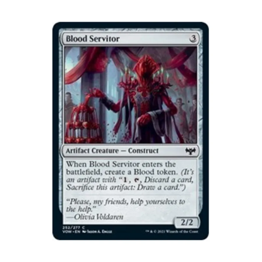 CCG Слуга крови (С), MTG - Innistrad: Crimson Vow
CCG Слуга крови (С), MTG - Innistrad: Crimson Vow