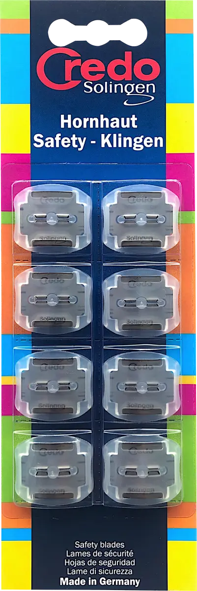 Сменные лезвия для безопасного рубанка для удаления мозолей 8 шт. Credo
Сменные лезвия для безопасного рубанка для удаления мозолей 8 шт. Credo