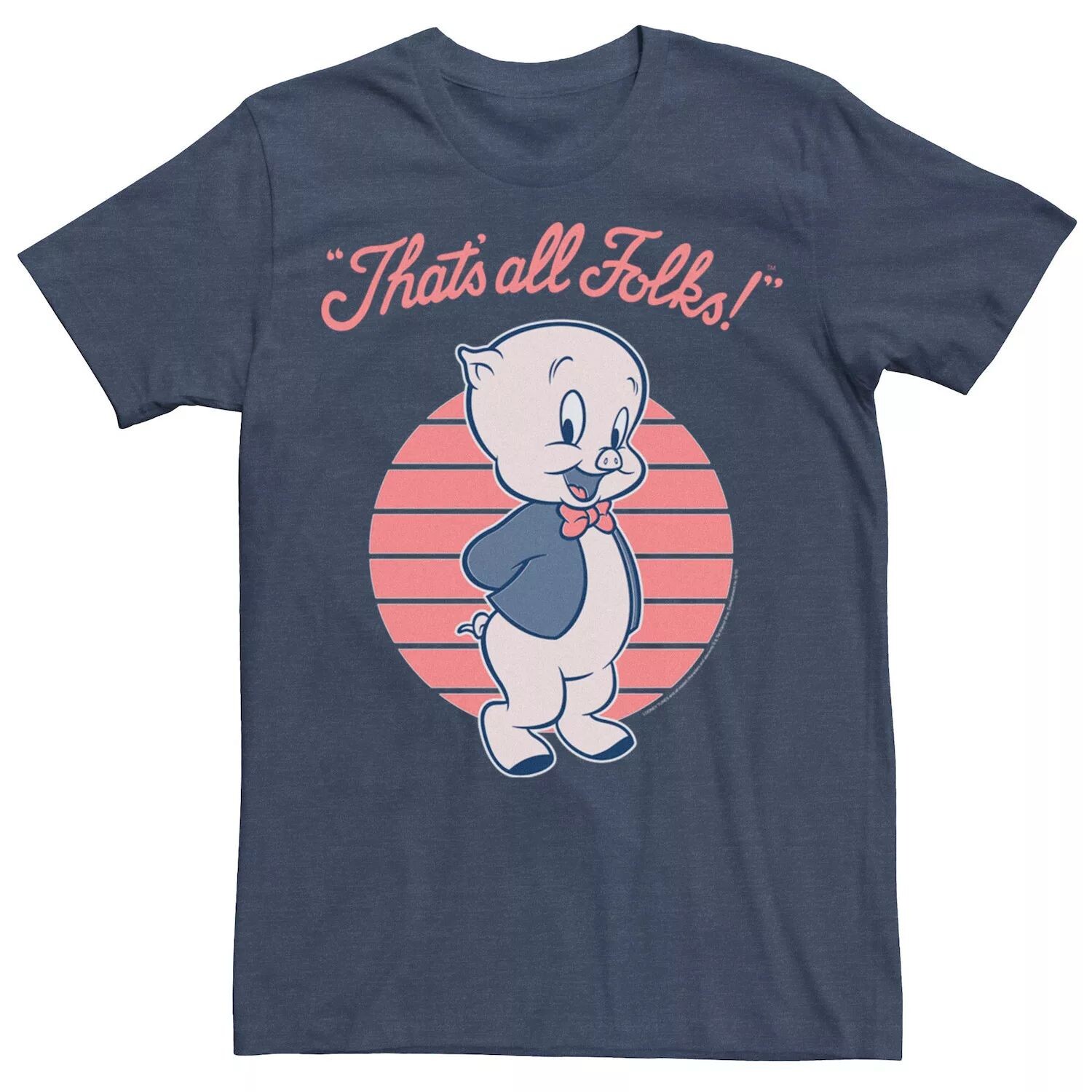 Мужская футболка Looney Tunes Porky Pig That’s All Folks Licensed Character
Мужская футболка Looney Tunes Porky Pig That’s All Folks Licensed Character