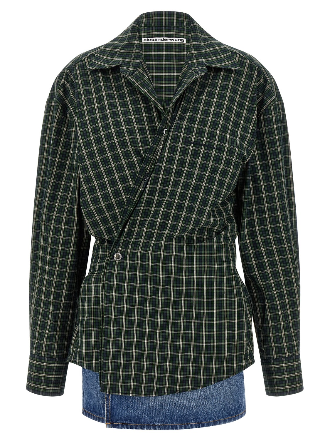 Рубашка-платье Wallet Alexander Wang, зеленый
Рубашка-платье Wallet Alexander Wang, зеленый