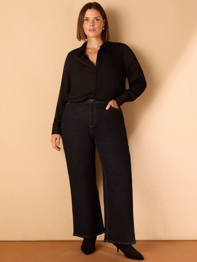 Джинсы Curve Petite с широкими штанинами Live Unlimited, Blue
Джинсы Curve Petite с широкими штанинами Live Unlimited, Blue