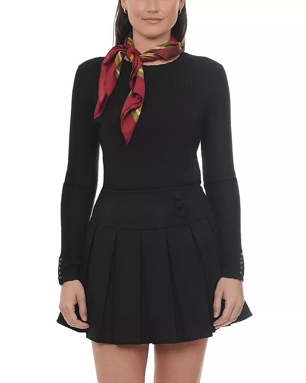 Свитер с фестончатой вязкой Point, черный
Свитер с фестончатой вязкой Point, черный