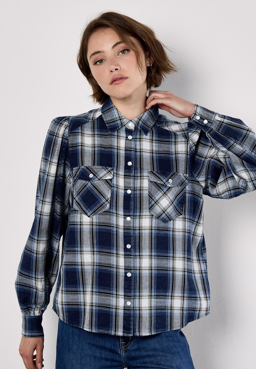 Блуза Apricot WASHED CHECK WESTERN , Blue
Блуза Apricot WASHED CHECK WESTERN , Blue